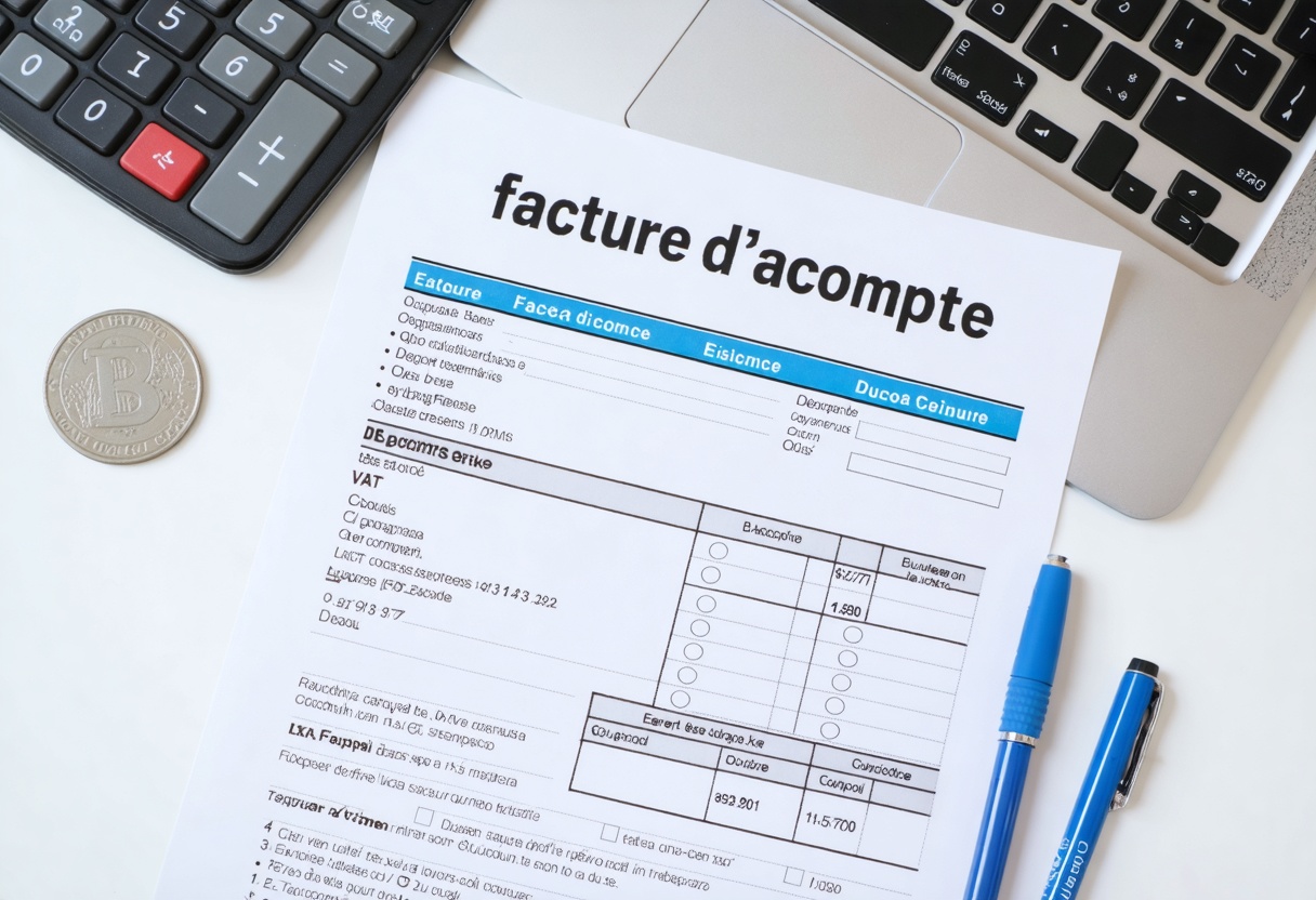 facture d'acompte